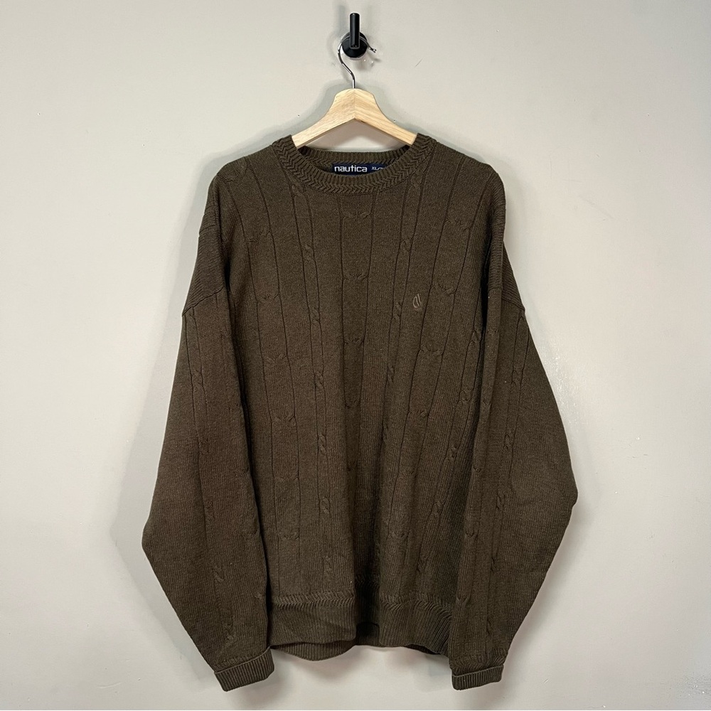 90s Nautica Cable Knit Sweater
